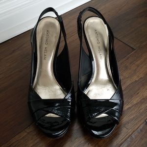 Antonio Melani Peep Toe Sling Backs